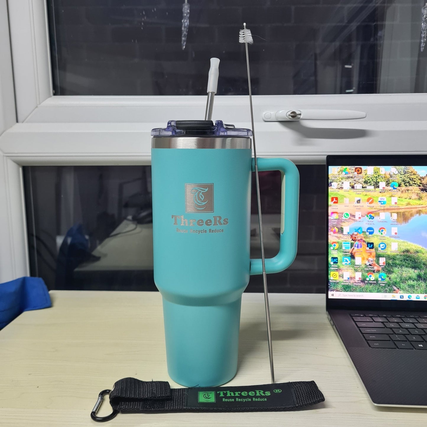 ThreeRs Portable Telescopic Drinking Straws Two Sets with carry case - ThreeRsonline