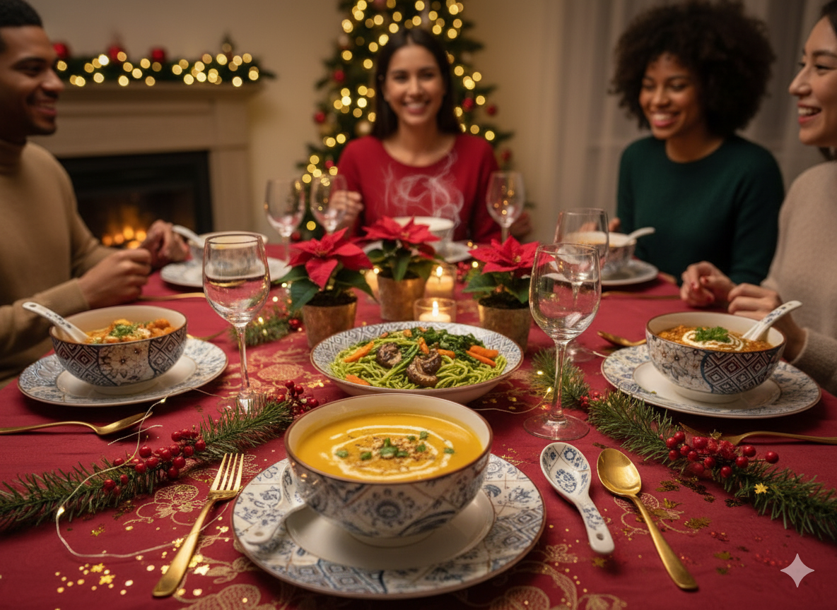 HQZT Homeware Set of 6 Bowls and Spoons set, Ceramic Hand Painted Japanese design Bowls