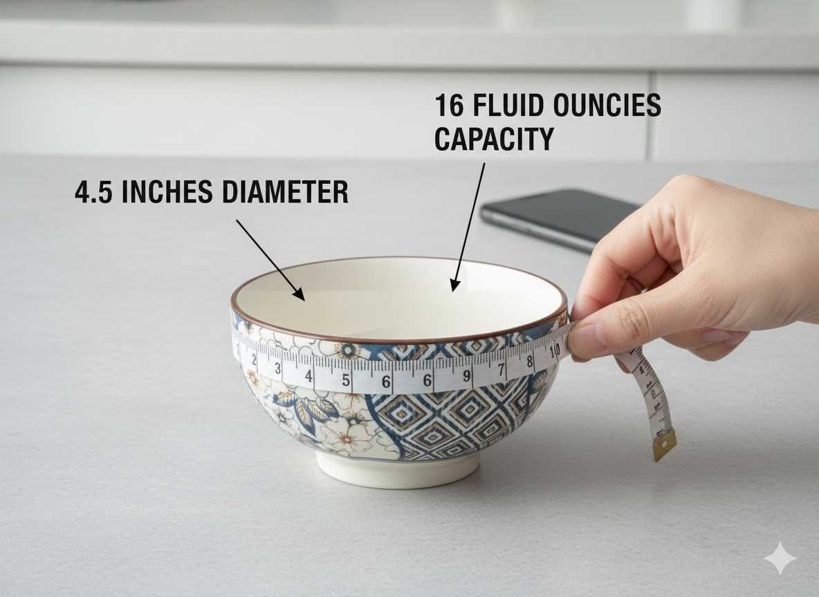 Set of 6 Ceramic Bowls with 6 Spoons – 300ml Japanese Style for Ramen, Pasta, Cereal, Snacks, Dessert – Gift Boxed